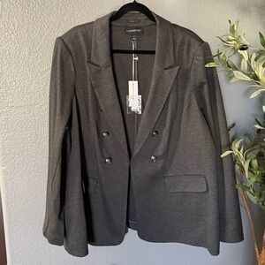 Lane Bryant Ponte The Bryant Blazer - Double-Breasted